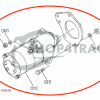 Démarreur Kubota Z482 / Z602 / D722 – Moteur diesel marin Nanni