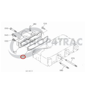 Joint de tubulure d'admission Beta Marine Beta 30 – Nanni N3.30