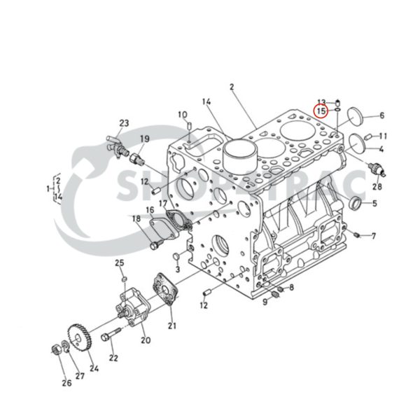 Joint torique culasse Beta Marine Beta 28 | Beta 30 – Nanni N3.30 – Universal M-25XPB