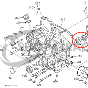 Pompe à huile moteur Beta Marine Beta 28 | Beta 30 | Beta 35 | Beta 38 – Nanni N3.30 | N4.38 – Universal M-25XPB | M-35B