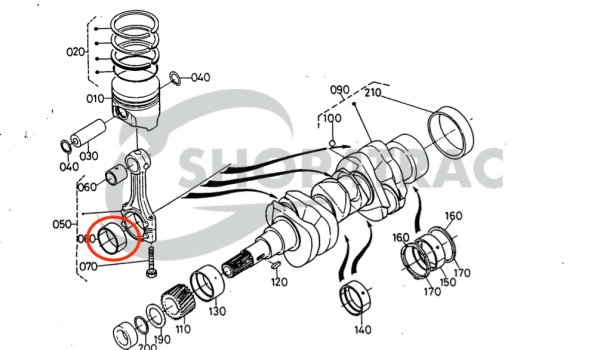Coussinets de bielle (panewka) – Beta Marine Beta 10 / Beta 14 / Beta 20 | Nanni N2.10 / N2.14 / N3.21
