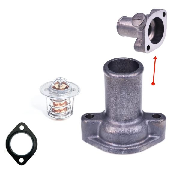 Boîtier de thermostat + thermostat (bride d’eau) Beta Marine Beta 28 / Beta 30 – Nanni N3.30 – Universal M-25XPB