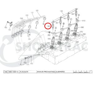Bougie de préchauffage (M8) – Beta Marine Beta 10 · 14 · 20 | Nanni N2.10 · N2.14 · N3.21