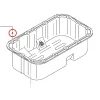Joint de carter Solé Diesel Mini 44 | Mini 55 – Vetus M4.15 | M4.17 – Craftsman Marine CM4.42 – JF Marine Power JF15