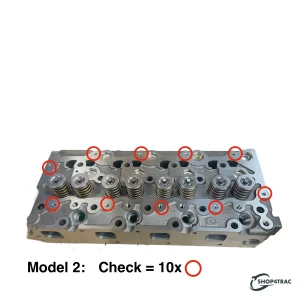 Culasse Beta Marine Beta 50 – Nanni N4.50 (injection indirecte / IDI, type 2)