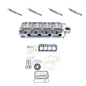 Culasse avec jeu de joints et bougies de préchauffage Solé Diesel Mini 34 – Meiki M4DM