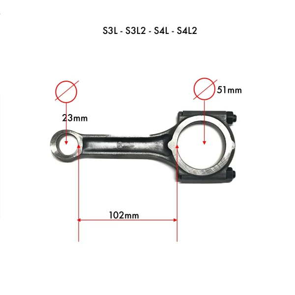 Bielle Solé Diesel Mini 33 | Mini 44 | Mini 55 – Vetus M4.15 | M4.17 – Craftsman Marine CM4.42 – JF Marine Power JF10 | JF15