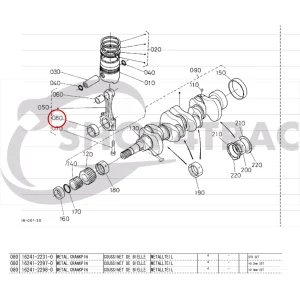 Coussinet de bielle Beta Marine Beta 30 | Beta 38 – Nanni N3.30 | N4.38
