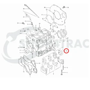 Jeu de paliers principaux Solé Diesel Mini 33 – JF Marine Power JF10