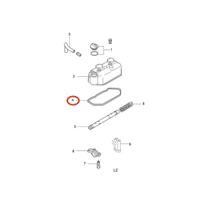 Joint de couvercle de culasse Solé Diesel Mini 11 | Mini 17 – Vetus M2.06 – Craftsman Marine CM2.16