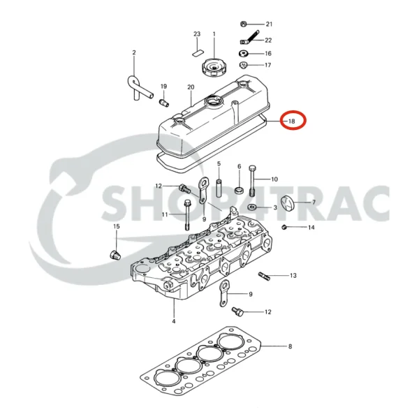 Joint de cache-culbuteurs Solé Diesel Mini 32 | Mini 34 – Vetus M4.14 – Meiki M4DM