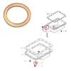 Bague d’étanchéité en cuivre bouchon de vidange d’huile Solé Diesel Mini 18 | Mini 23 | Mini 32 | Mini 34 – Vetus M3.10 | M4.14 – Meiki