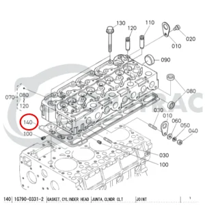Joint de culasse Beta Marine Beta 50 – Nanni N4.50