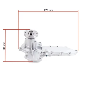 Pompe à eau (pompe de circulation eau douce) Beta Marine Beta 50 – Nanni N4.50 (DI, avec tuyau supplémentaire)