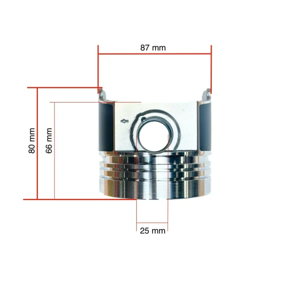 Piston Beta Marine Beta 50 – Nanni N4.50 (injection directe / DI)