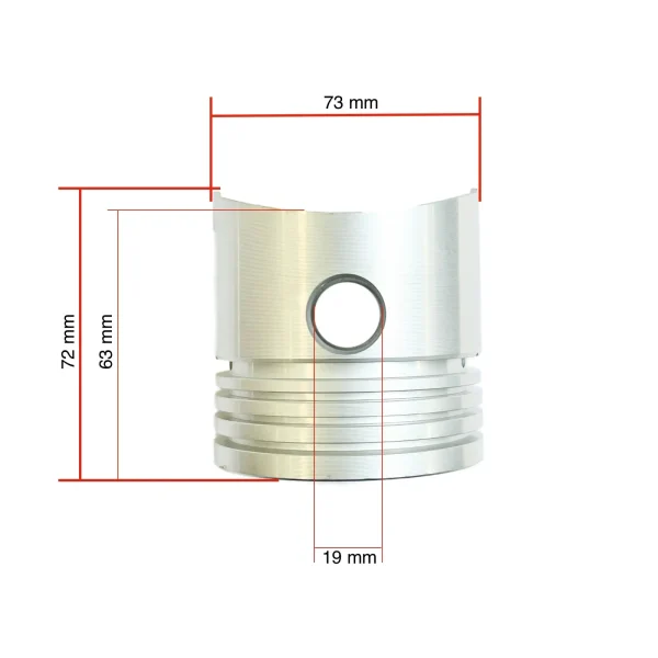 Piston Solé Diesel Mini 23 | Mini 34 – Vetus M3.10 – Meiki M3DM | M4DM