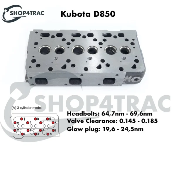Culasse Universal M-25 | M-25XP – Nanni 3.90HE – Renault Marine D950 – Culasse nue
