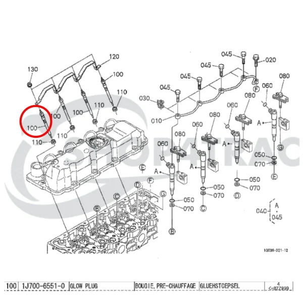 Bougie de préchauffage Beta Marine Beta 70T