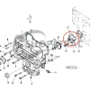 Pompe à huile moteur Universal M15 | M-25 | M-25XP | M-35 – Nanni 3.90HE | 4.110HE – Renault Marine D950