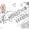 Segments de piston Beta Marine Beta 70T