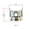Piston Beta Marine Beta 85T – Nanni N4.85 | N4.100 – sans segments, STD
