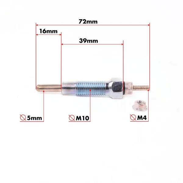 Culasse complète Universal M-50 + joint de culasse + bougies de préchauffage
