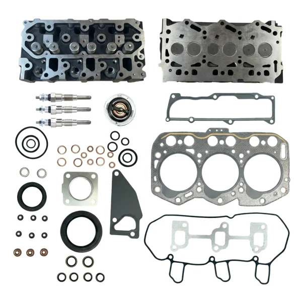 Culasse Yanmar 3YM30 | 3YM30AE | 3YM30C complète + kit de joints + thermostat + bougies de préchauffage
