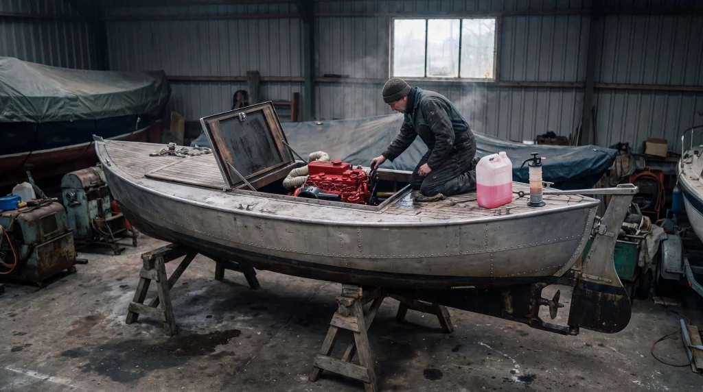 Hivernage moteur bateau : checklist complète pour votre diesel inboard, avec les coûts