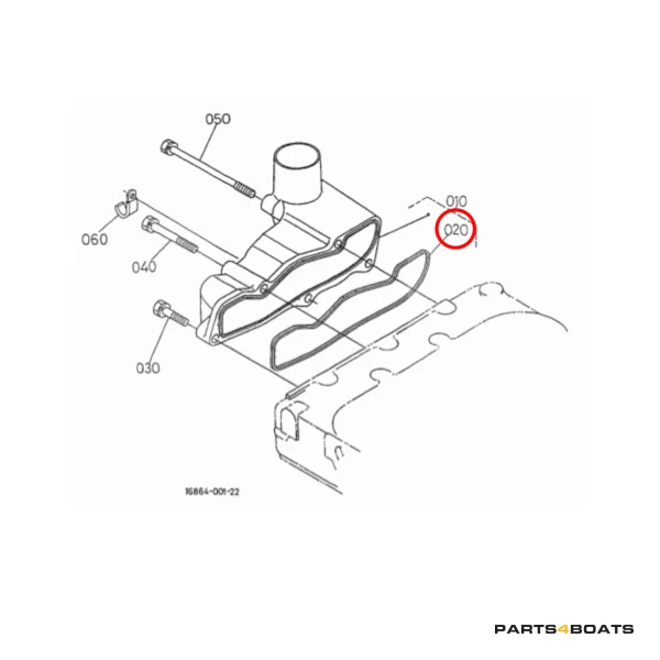 Joint de couvercle de culasse – Beta Marine Beta 20 | Nanni N3.21