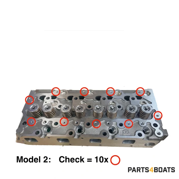 Culasse Beta Marine Beta 50 – Nanni N4.50 (injection indirecte / IDI, type 2)