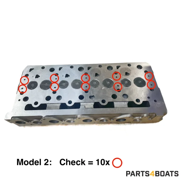 Culasse Beta Marine Beta 50 – Nanni N4.50 (injection indirecte / IDI, type 2)