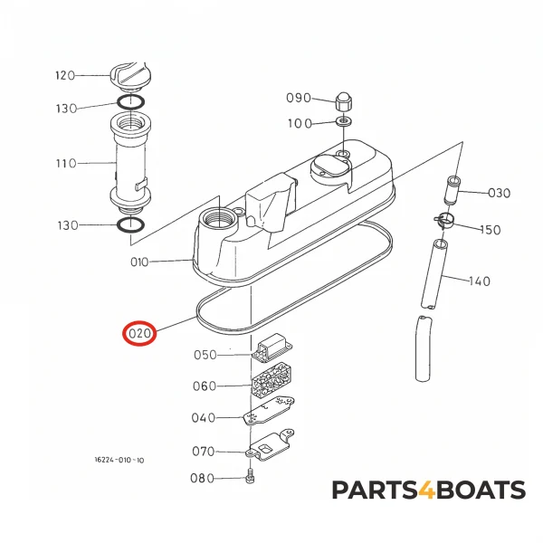 Joint de couvercle de culasse Beta Marine Beta 30 – Nanni N3.30