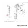 Piston / élément d’injection Beta Marine Beta 28 / Beta 30 – Nanni N3.30 – Universal M-25XPB
